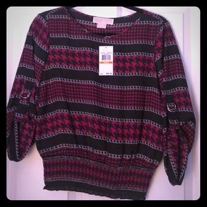 Beautiful pink and black Michael Kors top